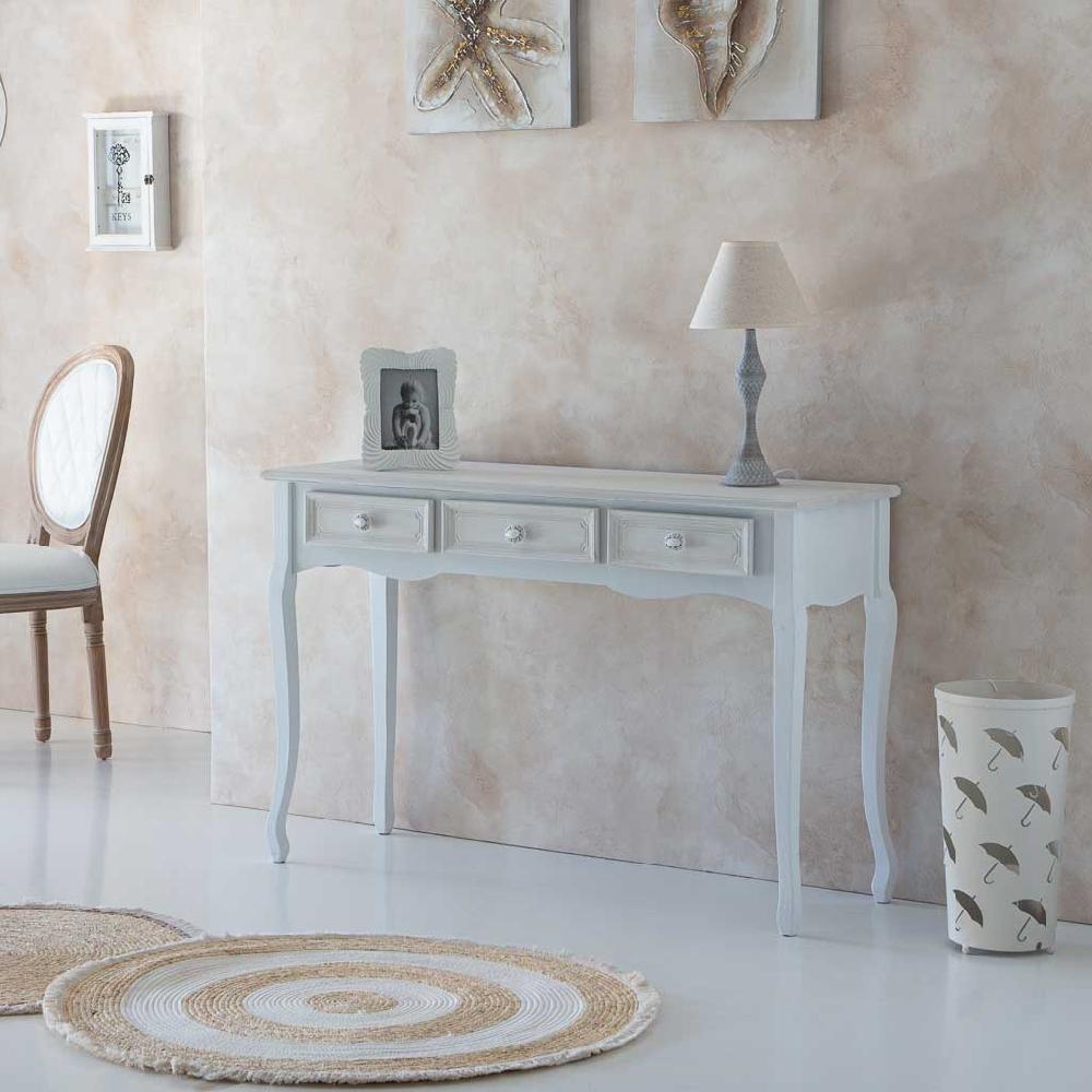 Creaciones Meng HOGAR - PARAGUEROS - Paraguero Redondo De Metal Blanco