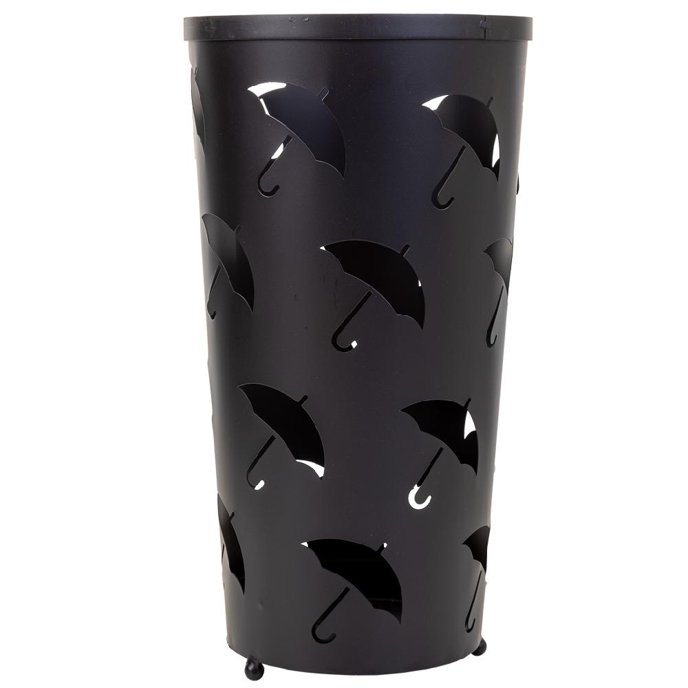 Creaciones Meng HOGAR - PARAGUEROS - Paraguero Redondo De Metal Negro