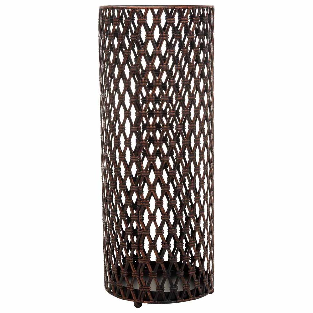 Creaciones Meng HOGAR - PARAGUEROS - Paragüero Redondo De Metal Negro