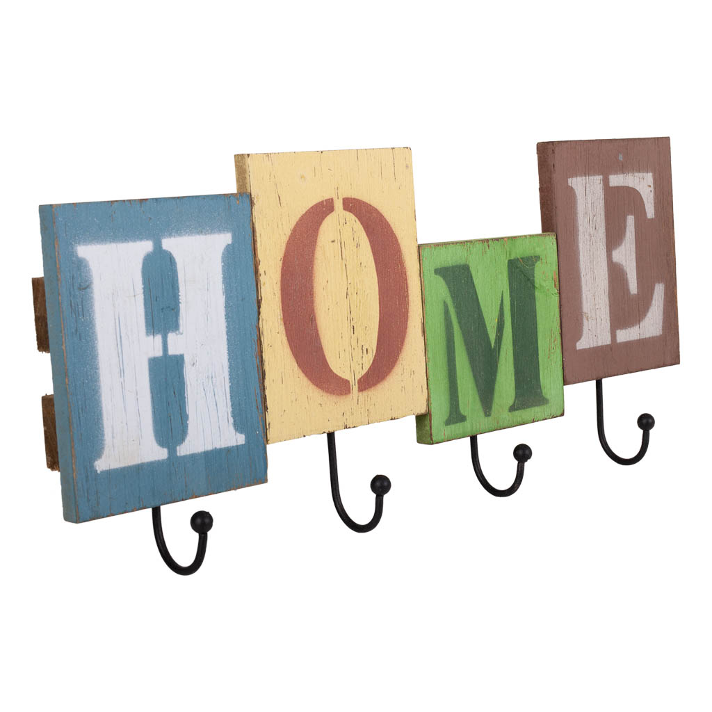 Creaciones meng HOGAR - PERCHAS - percha de madera y metal