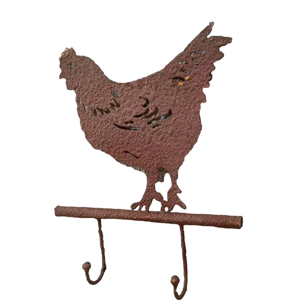 Creaciones meng HOGAR - PERCHAS - percha de pared de metal acabado envejecido