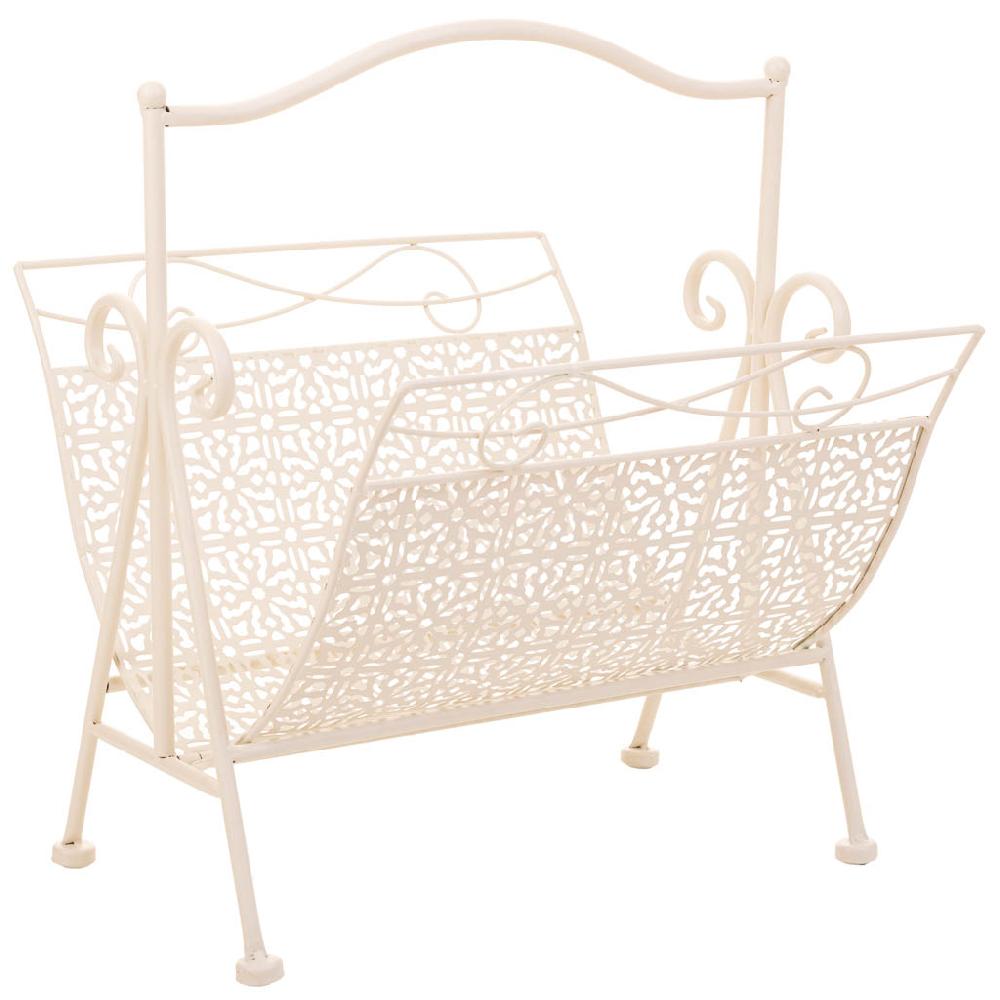 Creaciones meng HOGAR - REVISTEROS - revistero de forja blanco