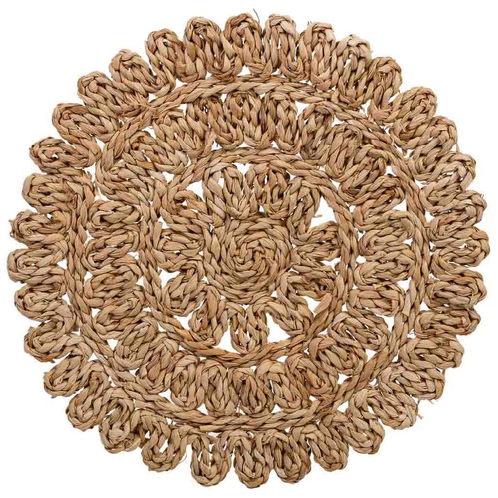 Creaciones Meng HOGAR - SALVAMANTELES - Salvamantel De Fibra Natural Marron