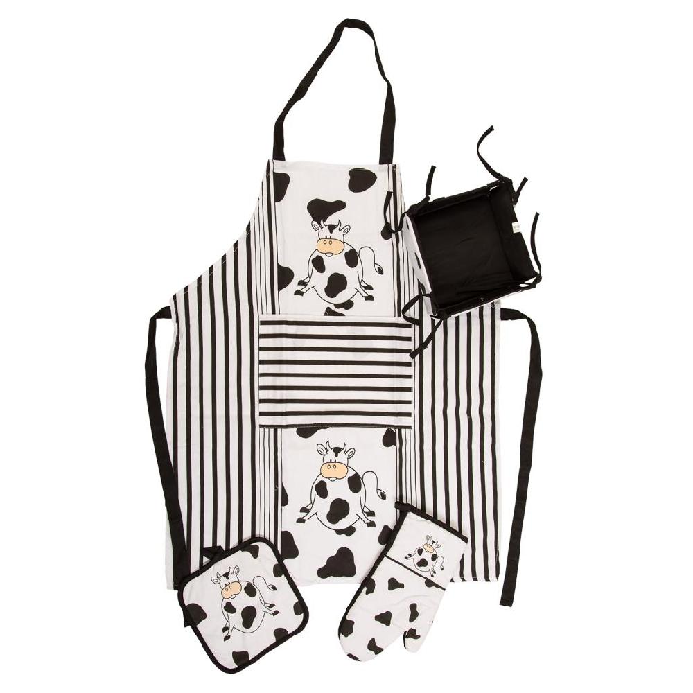 Creaciones meng HOGAR - TEXTIL COCINA - juego 4 piezas textil cocina