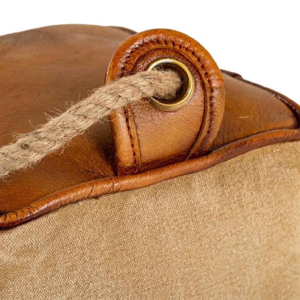 Creaciones Meng HOGAR - TOPES DE PUERTA - Tope De Puerta De Piel Y Cuerda