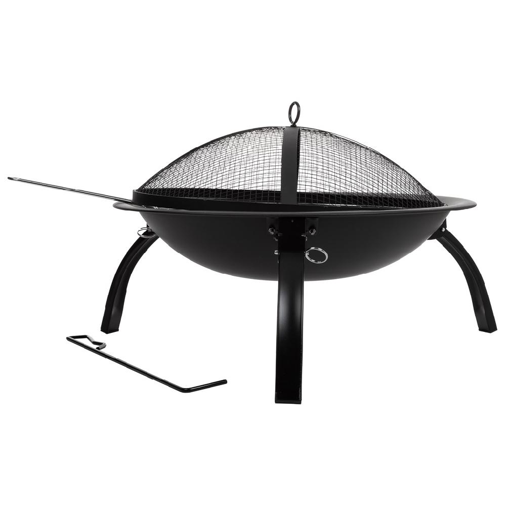 Creaciones Meng HOGAR - VARIOS HOGAR - Barbacoa Exterior De Metal Con Parrilla Negro