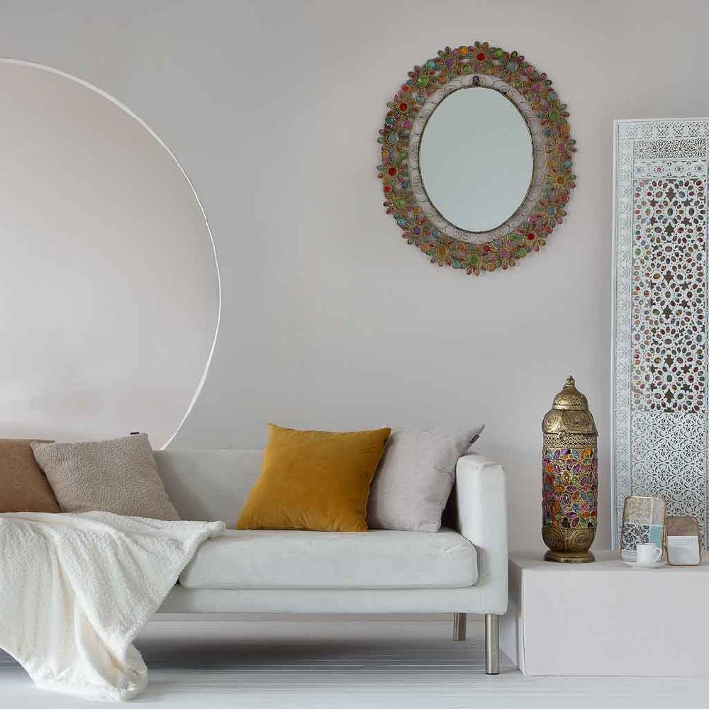 Creaciones Meng ILUMINACION - LAMPARAS DE PIE - Lámpara De Metal Cristal Acrilico De Colores