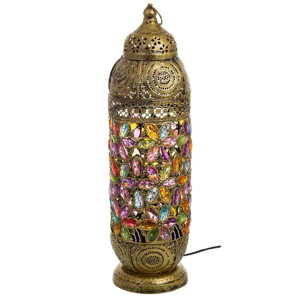 Creaciones meng ILUMINACION - LAMPARAS DE PIE - lámpara de metal cristal acrilico de colores