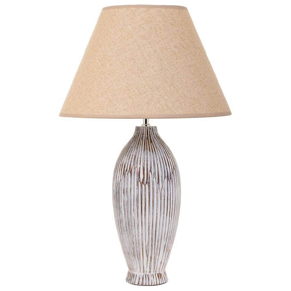 Creaciones Meng ILUMINACION - LAMPARAS DE SOBREMESA - Lampara De Mesa De Poliresina Blanco