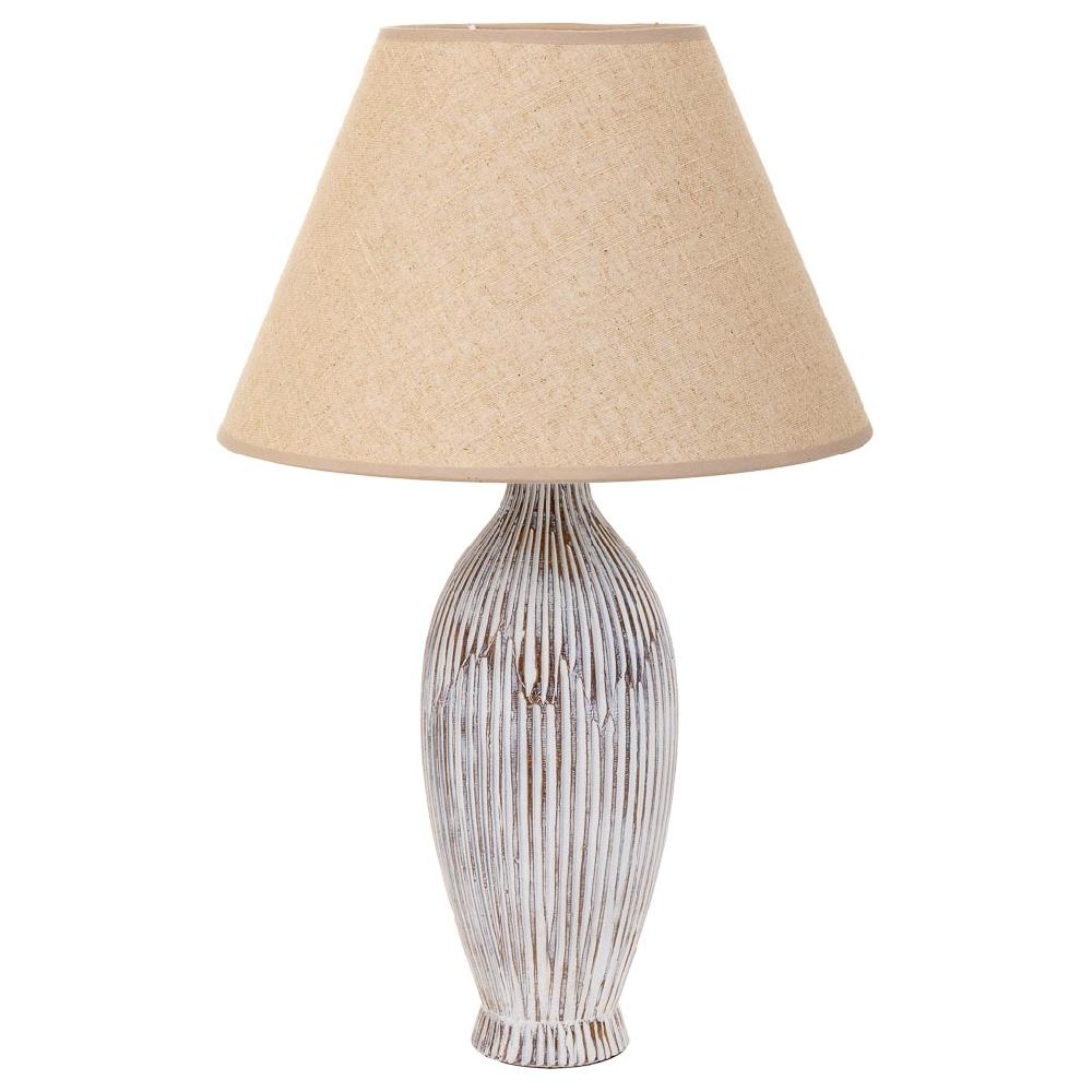 Creaciones meng ILUMINACION - LAMPARAS DE SOBREMESA - lampara de mesa de poliresina blanco