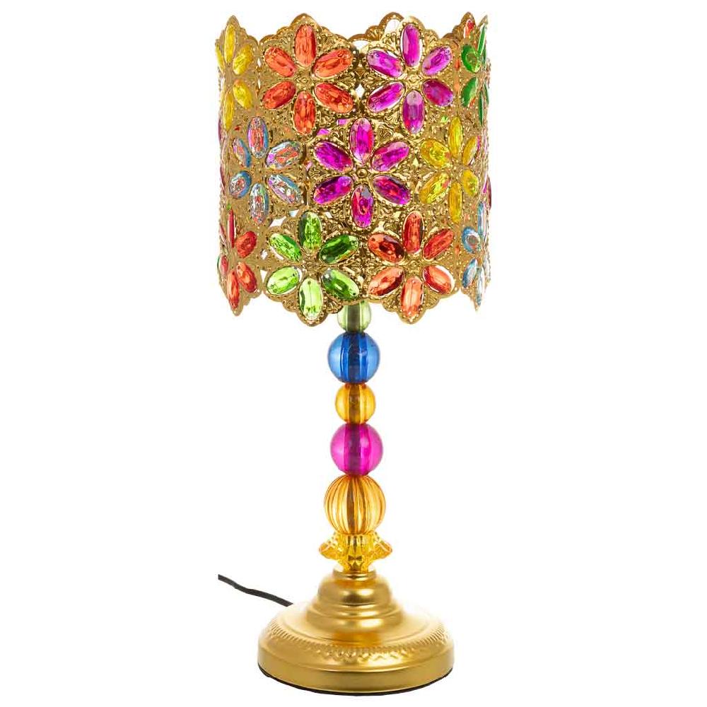 Creaciones meng ILUMINACION - LAMPARAS DE SOBREMESA - lámpara de metal cristal acrilico de colores