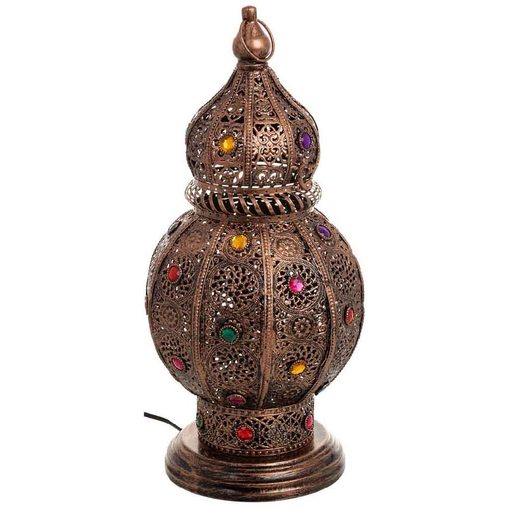 Creaciones meng ILUMINACION - LAMPARAS DE SOBREMESA - lámpara de metal cristal acrilico de colores