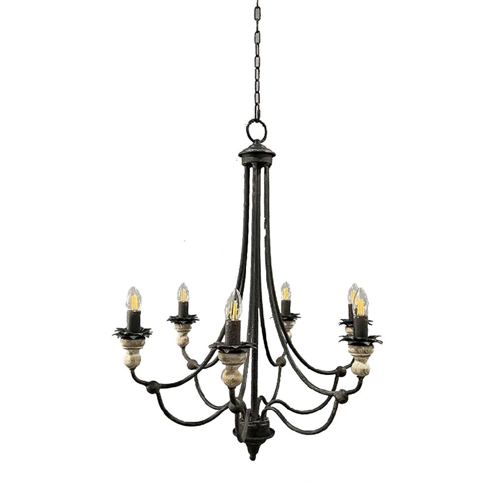 Creaciones meng ILUMINACION - LAMPARAS DE TECHO - lampara de techo de metal acabado envejecido