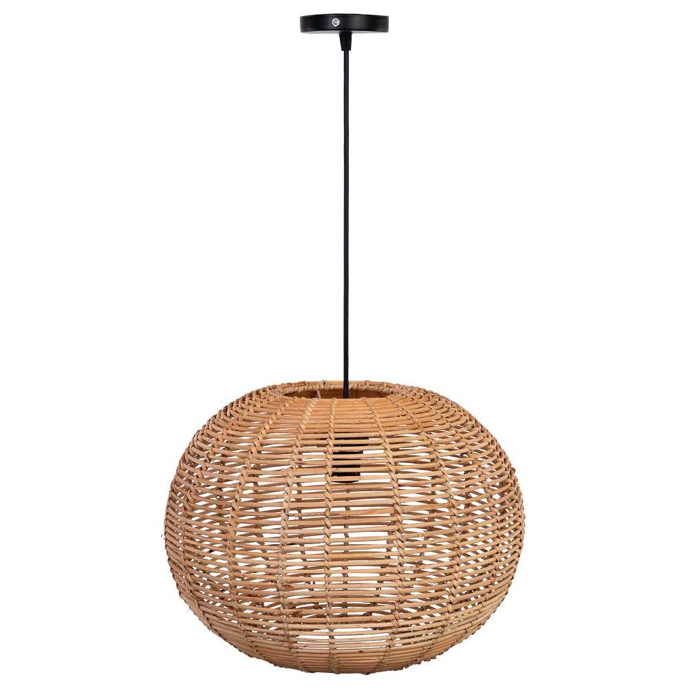 Creaciones Meng ILUMINACION - LAMPARAS DE TECHO - Lampara Techo De Ratan Marron