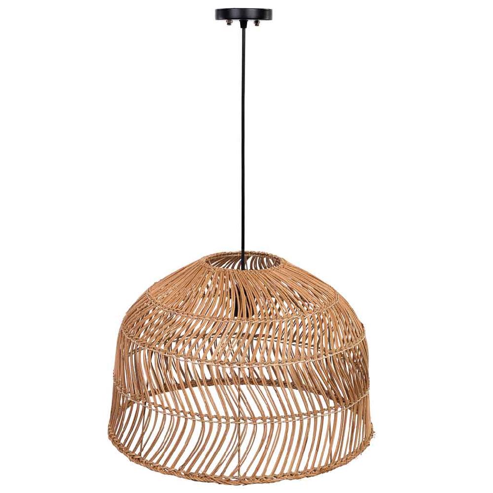 Creaciones meng ILUMINACION - LAMPARAS DE TECHO - lampara techo de ratan marron