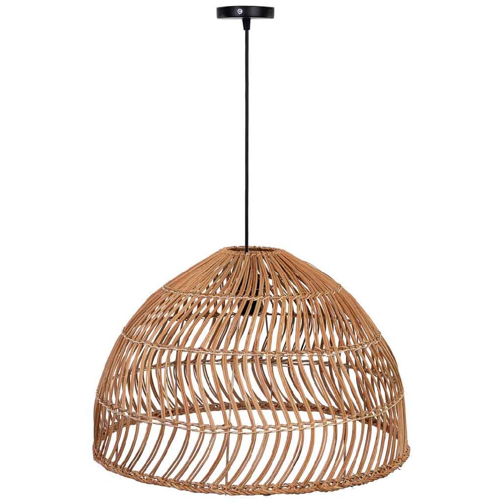 Creaciones Meng ILUMINACION - LAMPARAS DE TECHO - Lampara Techo De Ratan Marron