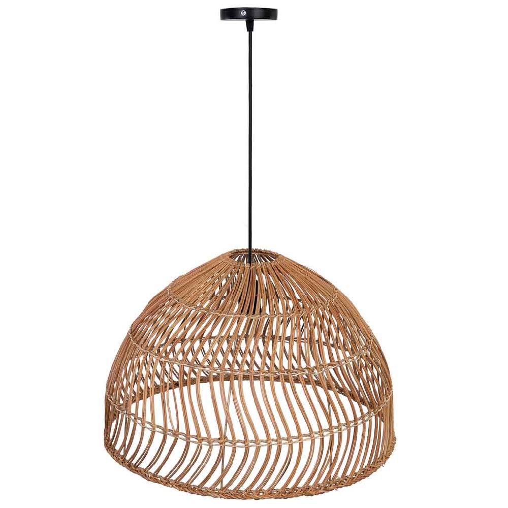 Creaciones meng ILUMINACION - LAMPARAS DE TECHO - lampara techo de ratan marron