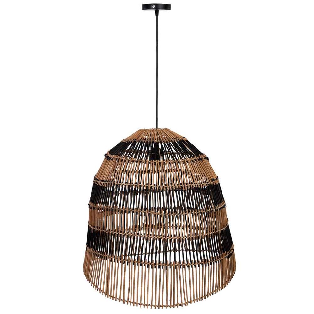 Creaciones Meng ILUMINACION - LAMPARAS DE TECHO - Lampara Techo De Ratan Marron