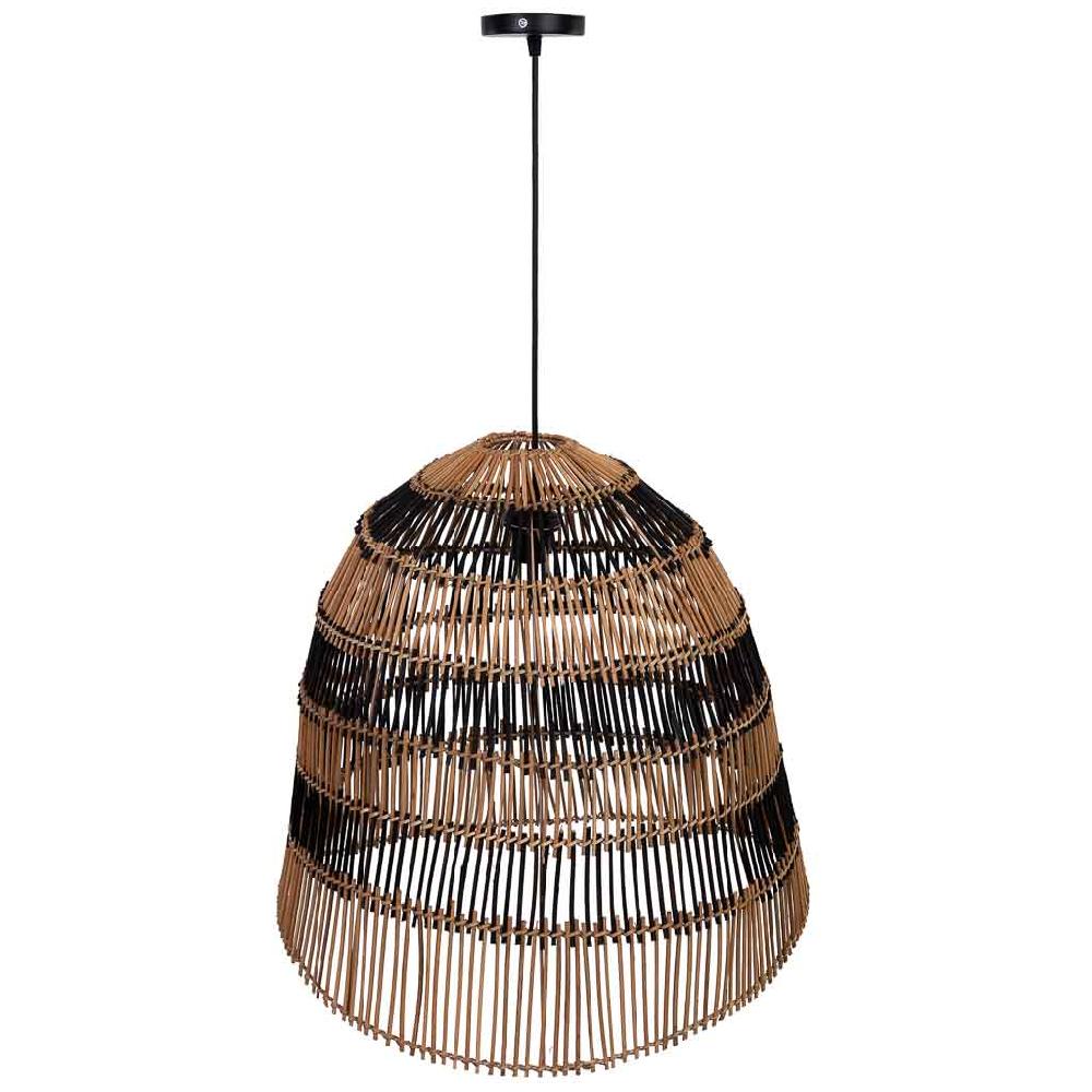 Creaciones meng ILUMINACION - LAMPARAS DE TECHO - lampara techo de ratan marron