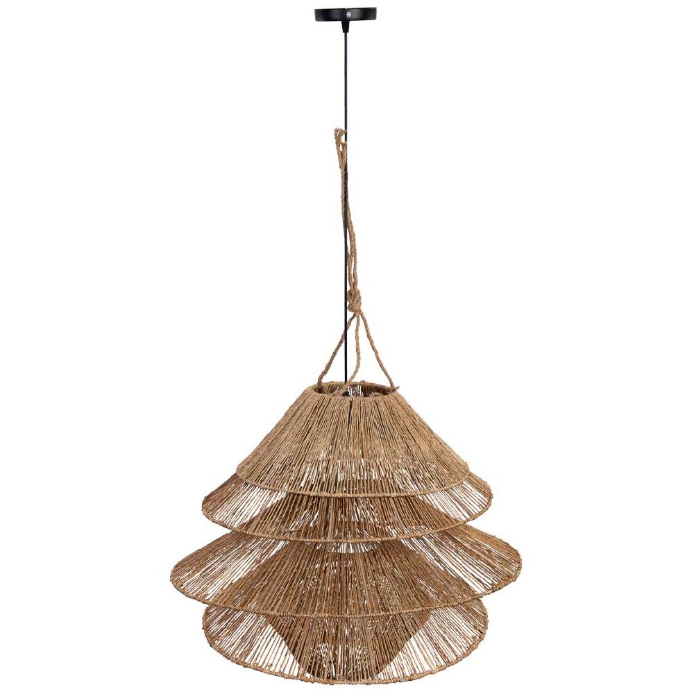 Creaciones meng ILUMINACION - LAMPARAS DE TECHO - lampara techo de ratan marron