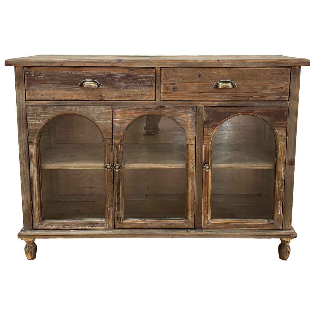 Creaciones meng MUEBLE - APARADORES - aparador de madera con 2 cajones y 3 puertas