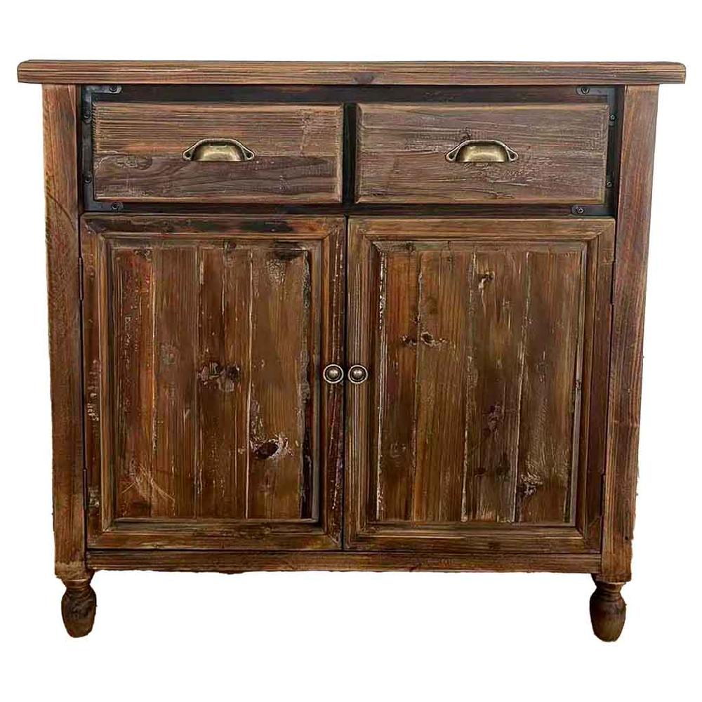 Creaciones meng MUEBLE - APARADORES - aparador de madera con 2 puertas y 2 cajones