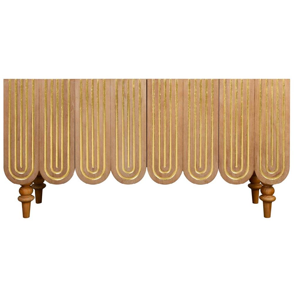 Creaciones Meng MUEBLE - APARADORES - Recibidor De Madera Marrón