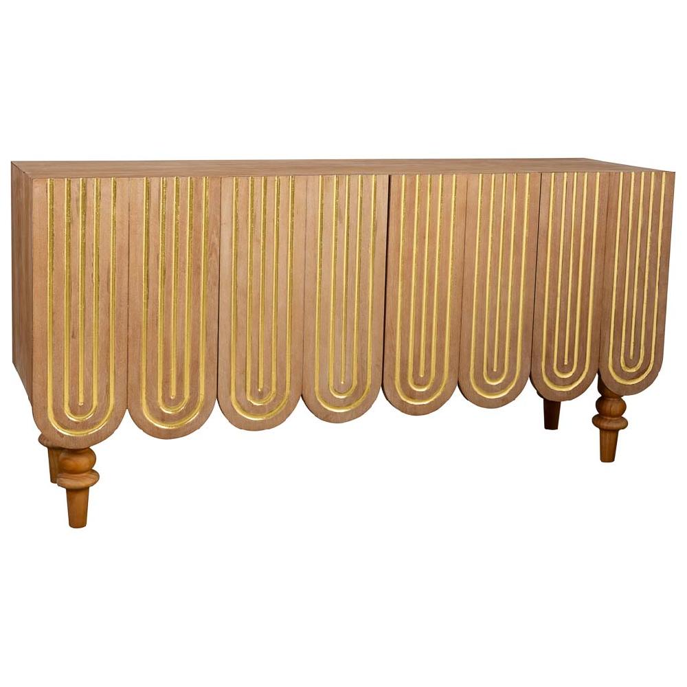 Creaciones meng MUEBLE - APARADORES - recibidor de madera marrón