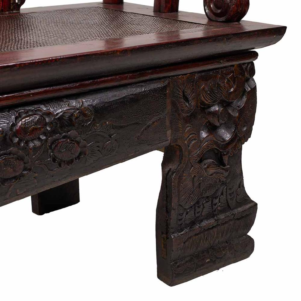 Creaciones Meng MUEBLE - BANCOS - Banco De Madera Acabado Artesanal