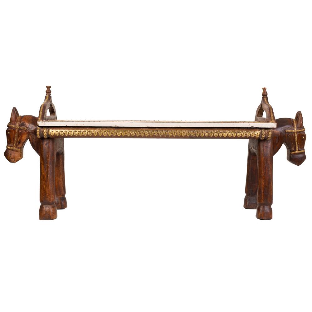 Creaciones Meng MUEBLE - BANCOS - Banco De Madera Y Metal