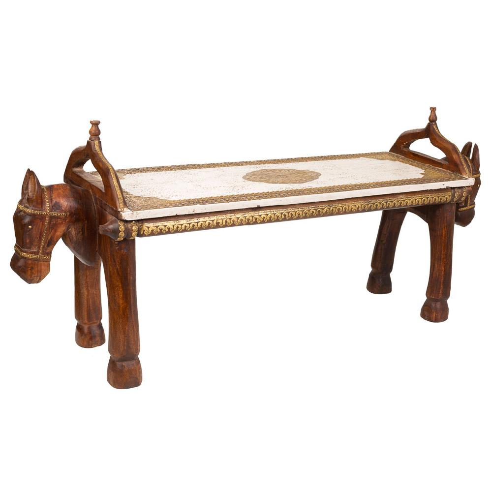 Creaciones meng MUEBLE - BANCOS - banco de madera y metal