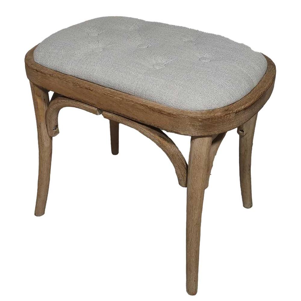 Creaciones meng MUEBLE - BANQUETAS - banqueta de madera tapizada