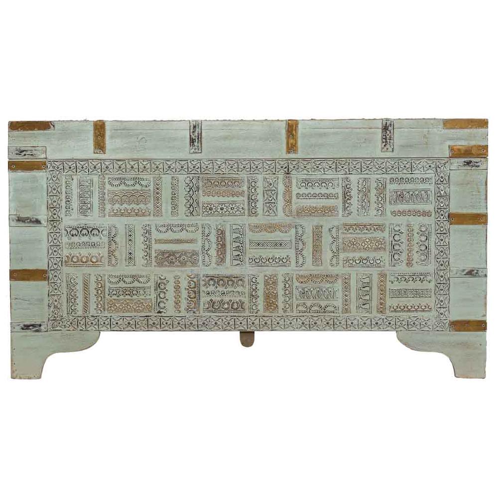 Creaciones Meng MUEBLE - BAULES - Baul Acabado Artesanal Blanco