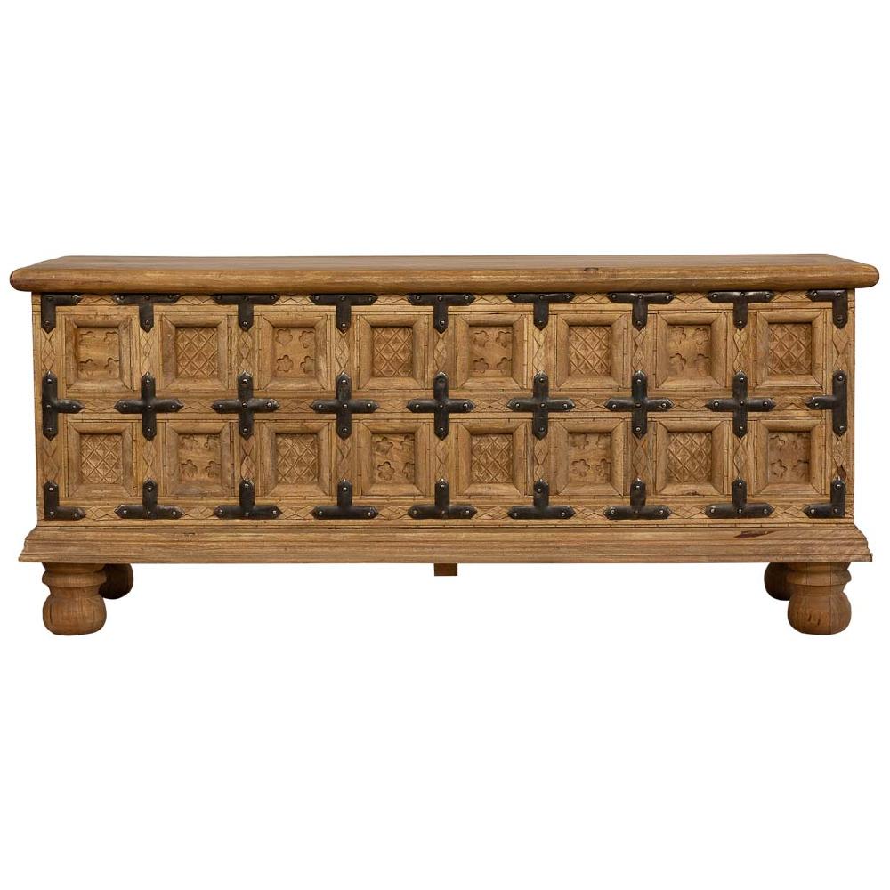 Creaciones Meng MUEBLE - BAULES - Baul Acabado Artesanal Marron