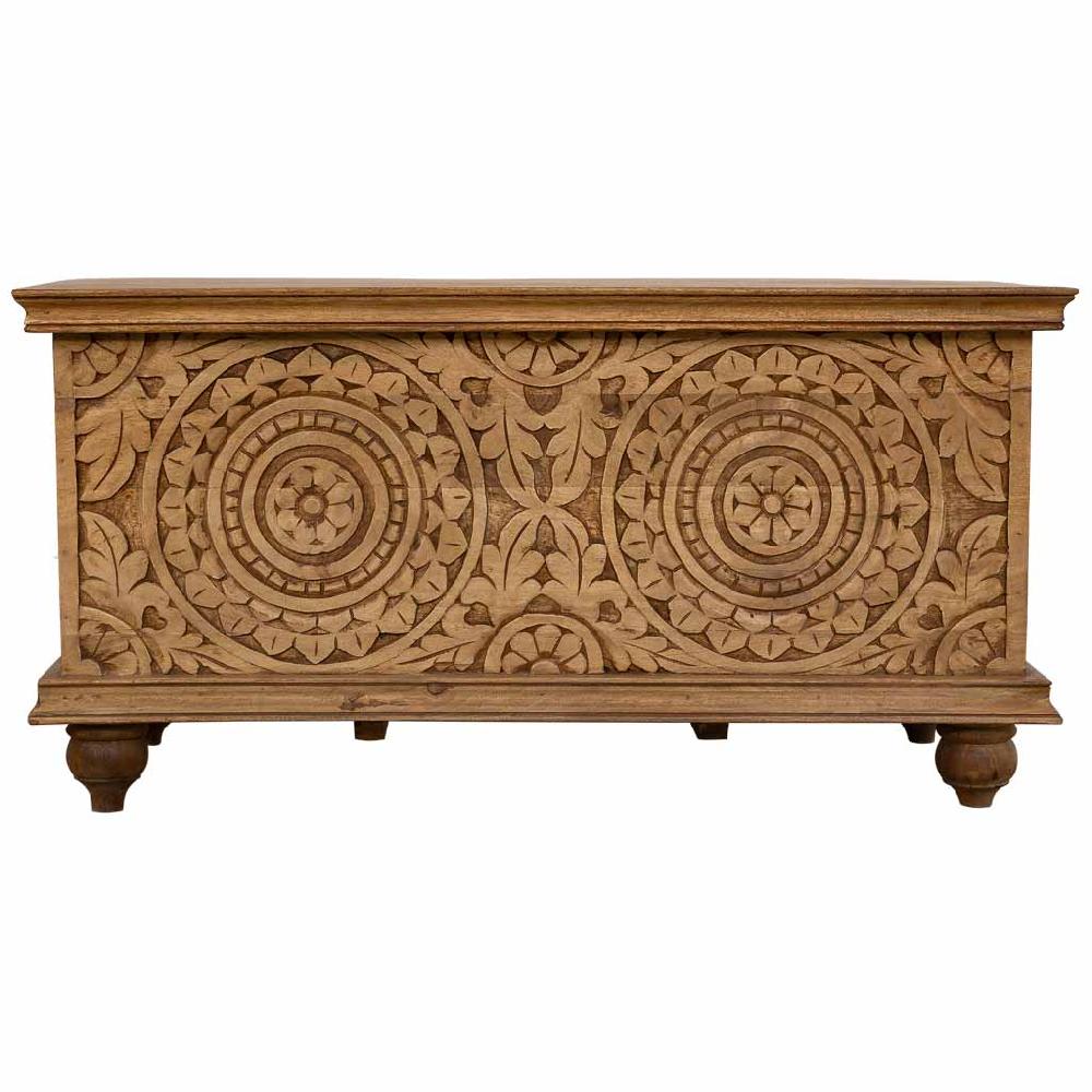 Creaciones Meng MUEBLE - BAULES - Baul Acabado Artesanal Marron