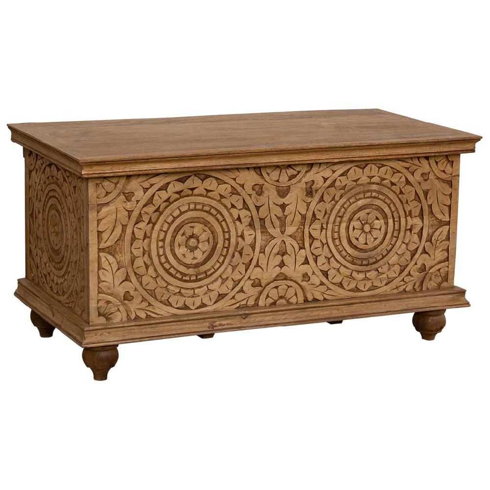 Creaciones meng MUEBLE - BAULES - baul acabado artesanal marron