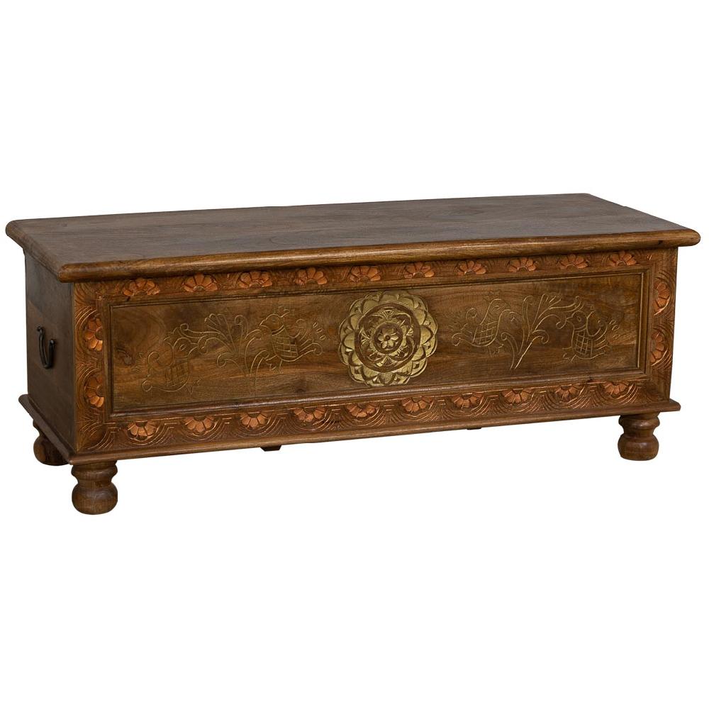 Creaciones meng MUEBLE - BAULES - baul acabado artesanal marron