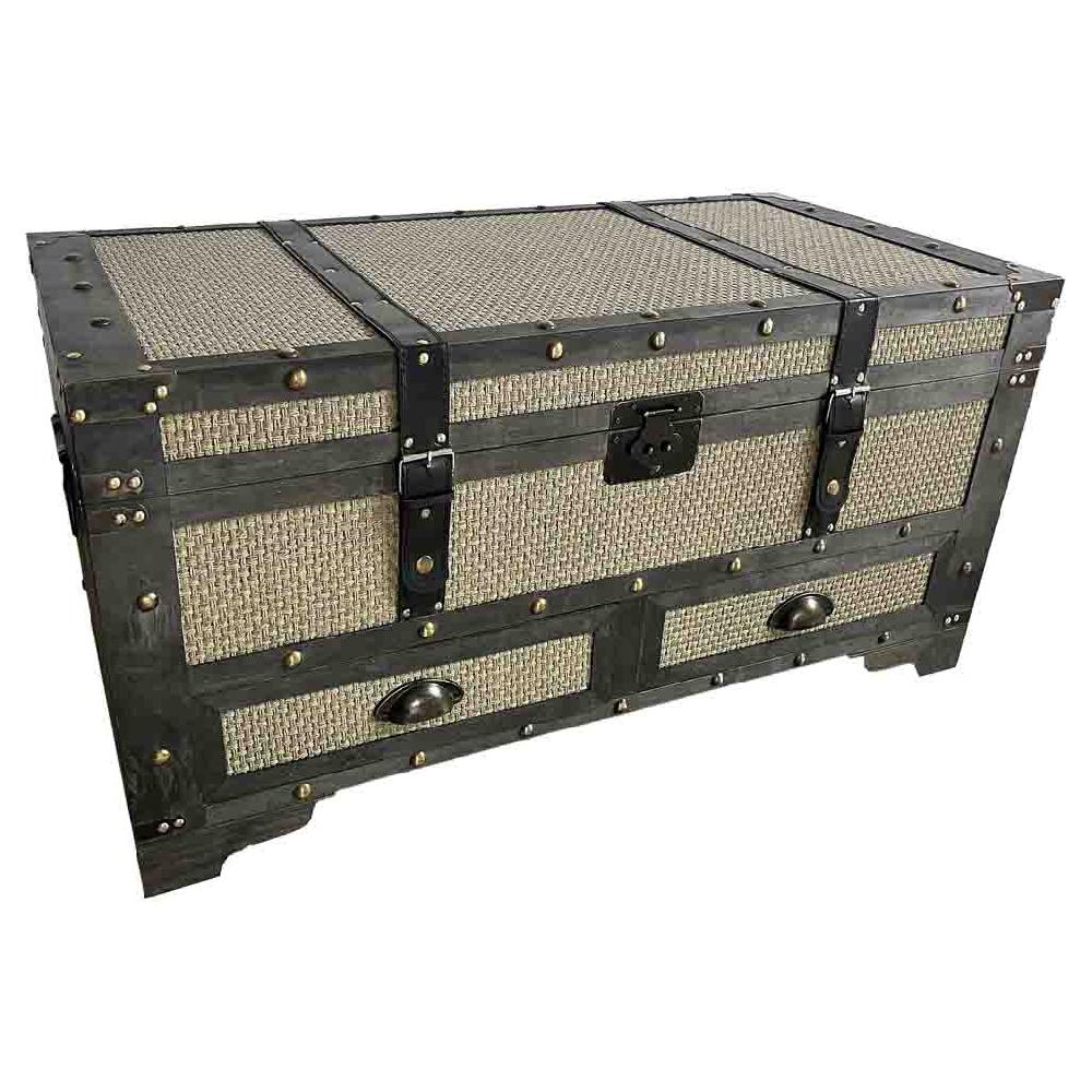 Creaciones meng MUEBLE - BAULES - baul de de madera marrón