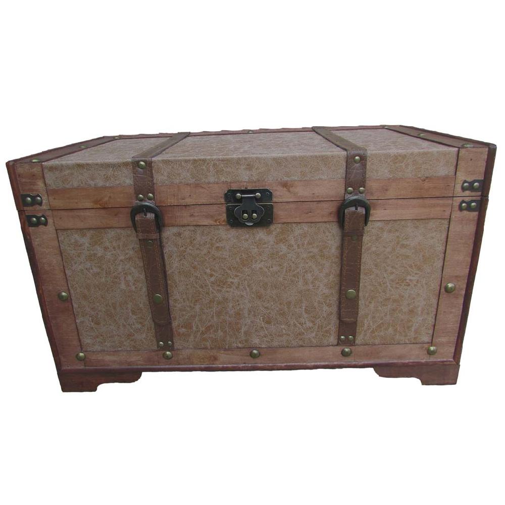 Creaciones meng MUEBLE - BAULES - baul de madera marrón