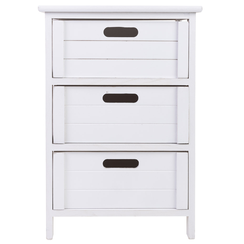 Creaciones Meng MUEBLE - CAJONERAS - Cajonera De Madera Con 3 Cajones De Madera