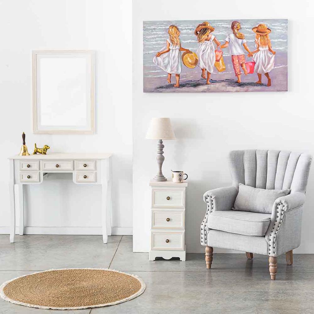 Creaciones Meng MUEBLE - CAJONERAS - Cajonera De Madera De 3 Cajones