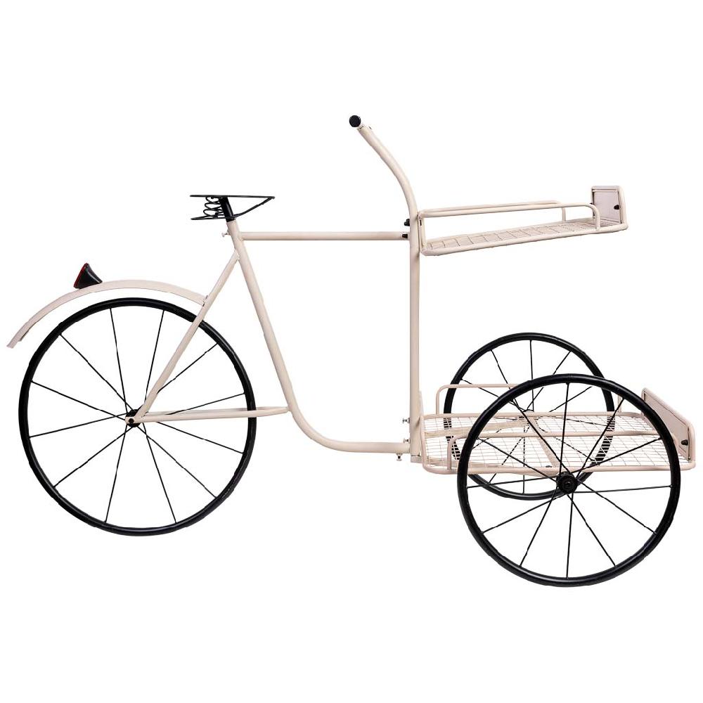Creaciones Meng MUEBLE - CARROS EXPOSITORES DE MADERA Y METAL - Kit Bici Expositor De Metal Con Dos Bandejas