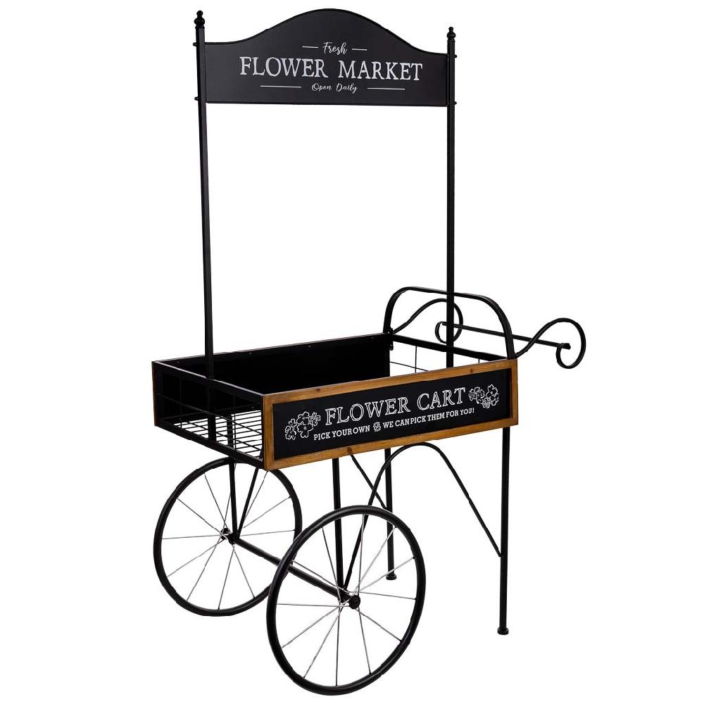 Creaciones meng MUEBLE - CARROS EXPOSITORES DE MADERA Y METAL - kit carro expositor de madera y metal con bandeja