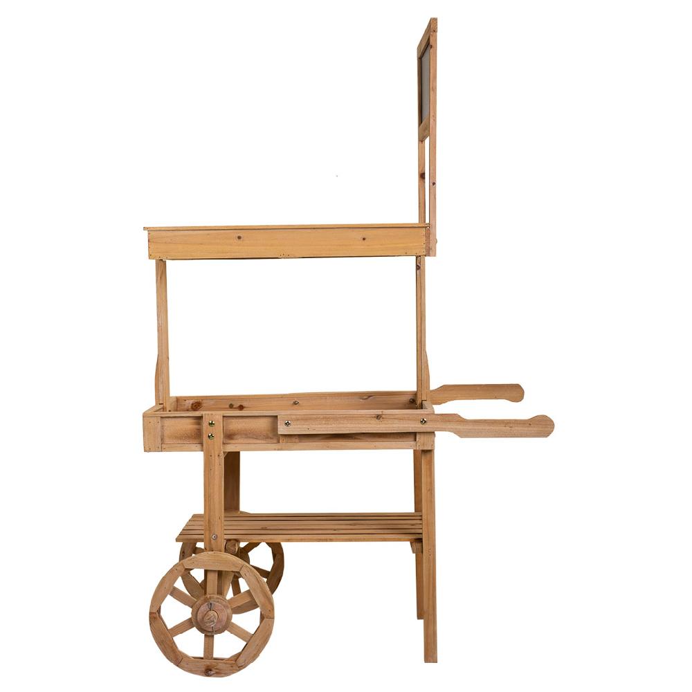 Creaciones Meng MUEBLE - CARROS EXPOSITORES DE MADERA Y METAL - Kit Carro Expositor De Madera