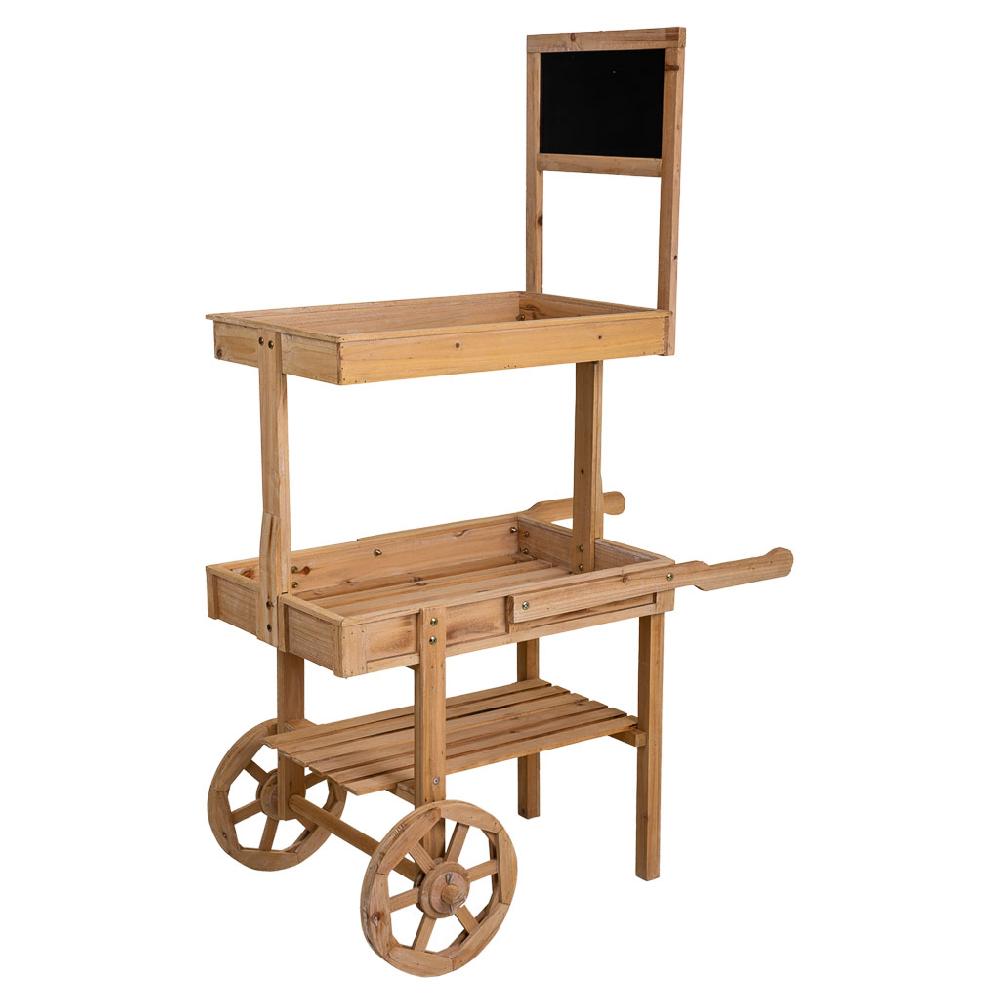 Creaciones meng MUEBLE - CARROS EXPOSITORES DE MADERA Y METAL - kit carro expositor de madera