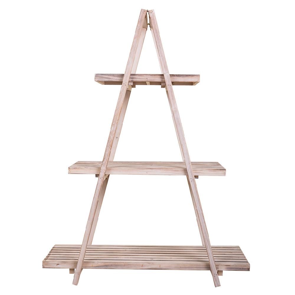 Creaciones Meng MUEBLE - CARROS EXPOSITORES DE MADERA Y METAL - Kit Estanteria Expositor De Madera