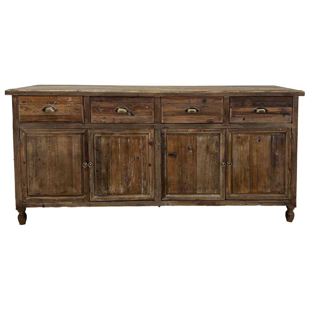 Creaciones meng MUEBLE - COMODAS Y SINFONIERS - aparador de madera 4 cajones y 4 puertas