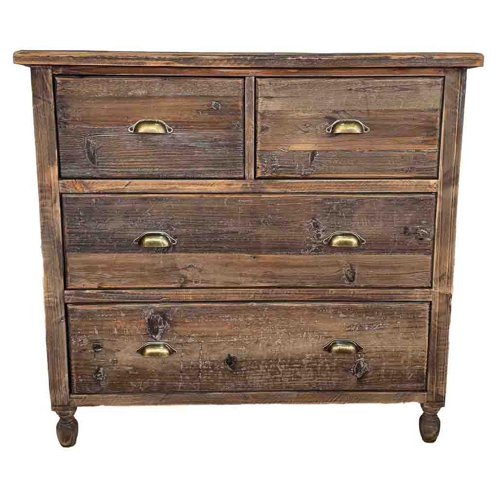 Creaciones meng MUEBLE - COMODAS Y SINFONIERS - comoda de madera con 4 cajones