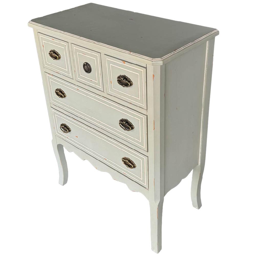 Creaciones meng MUEBLE - COMODAS Y SINFONIERS - comoda de madera con 5 cajones