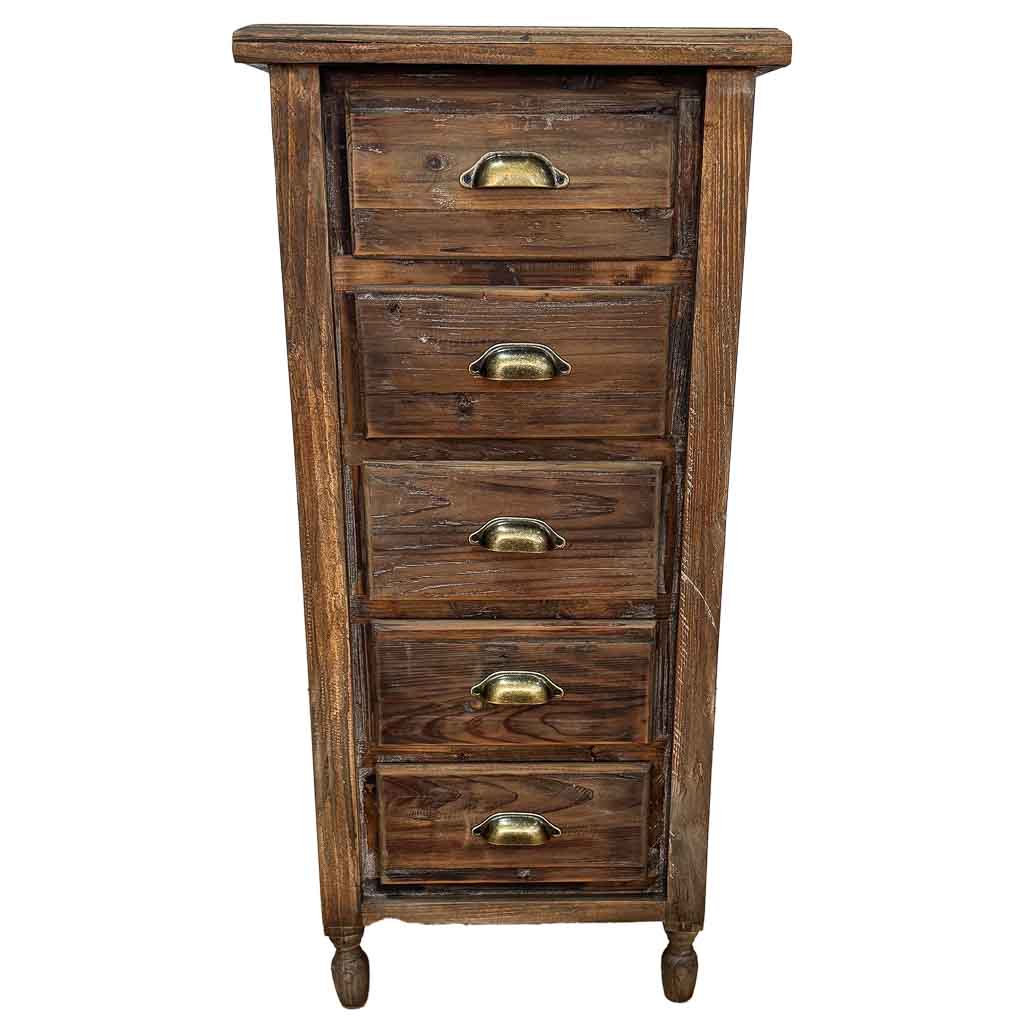 Creaciones meng MUEBLE - COMODAS Y SINFONIERS - sinfonier de madera con 5 cajones